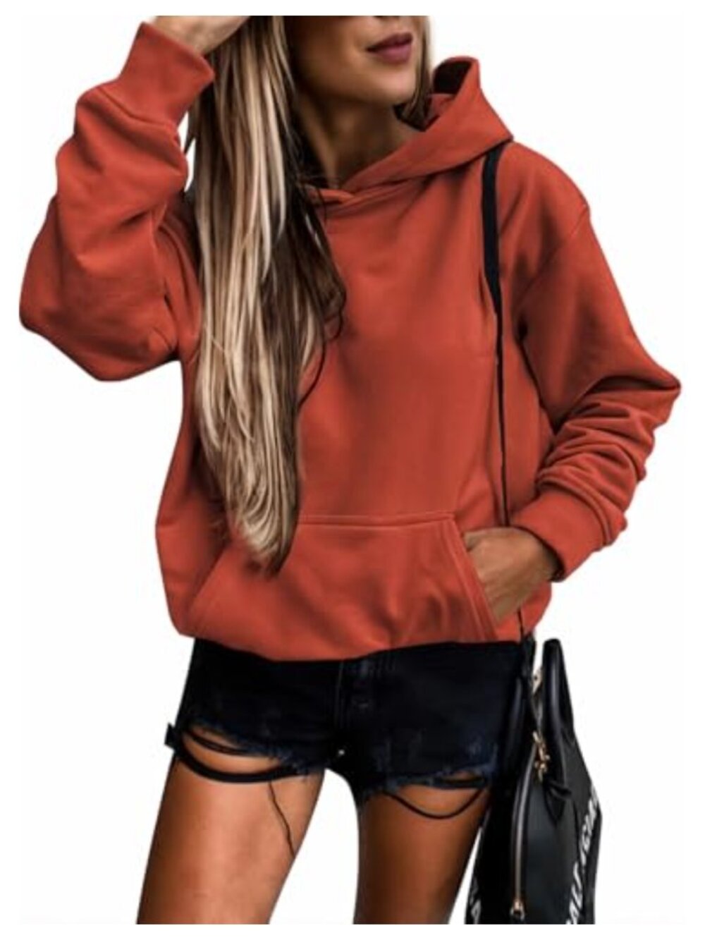 Long Sleeve Hoodie Pullover Sweatshirt with Pocket